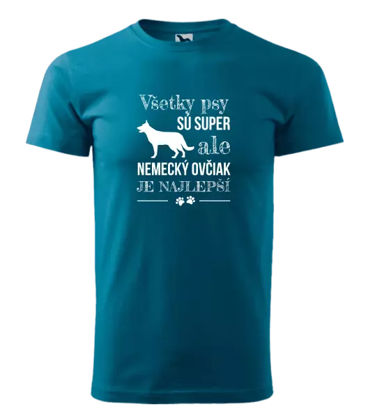 Pánske tričko Německý ovčák je nejlepší - kopie
