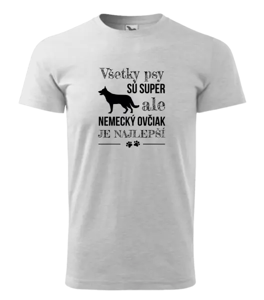Pánske tričko Německý ovčák je nejlepší - kopie