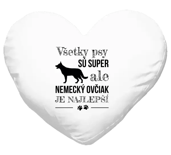 Vankúš Německý ovčák je nejlepší - kopie