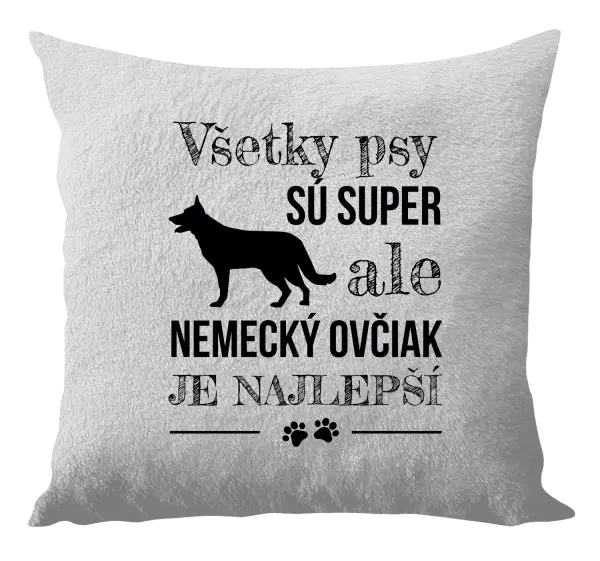 Vankúš Německý ovčák je nejlepší - kopie