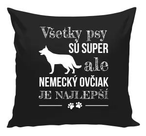Vankúš Německý ovčák je nejlepší - kopie