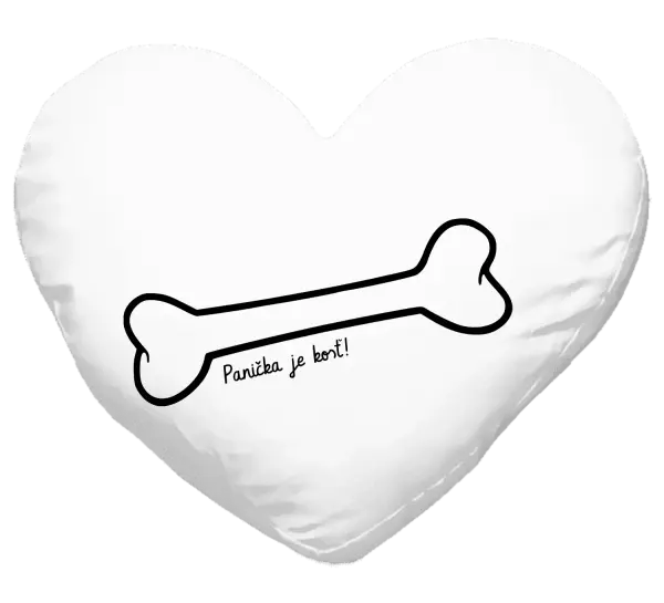 Vankúš Panička je kost - kopie