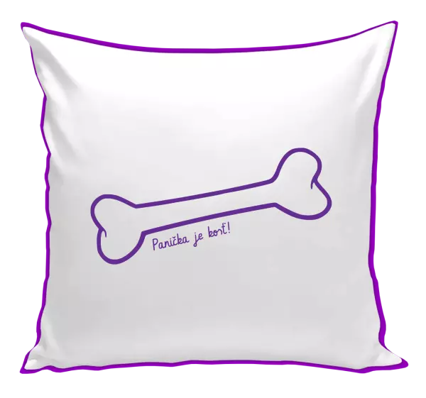 Vankúš Panička je kost - kopie