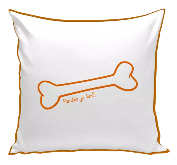 Vankúš Panička je kost - kopie