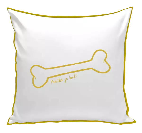 Vankúš Panička je kost - kopie