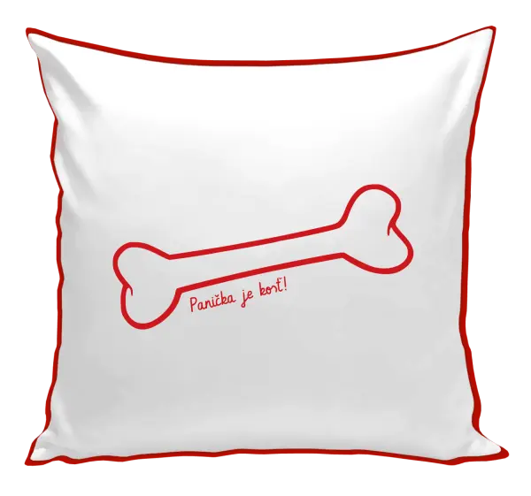 Vankúš Panička je kost - kopie