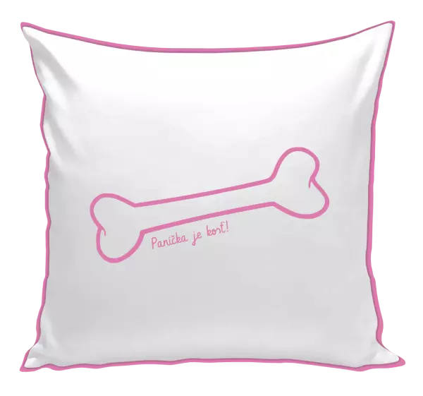 Vankúš Panička je kost - kopie