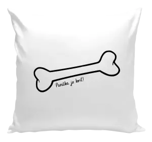 Vankúš Panička je kost - kopie