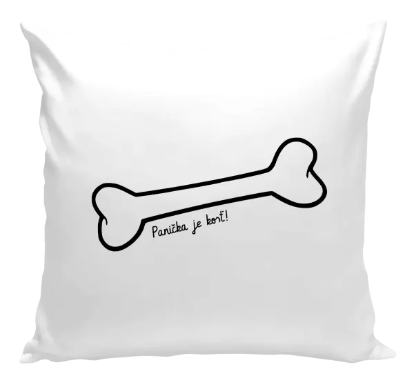 Vankúš Panička je kost - kopie