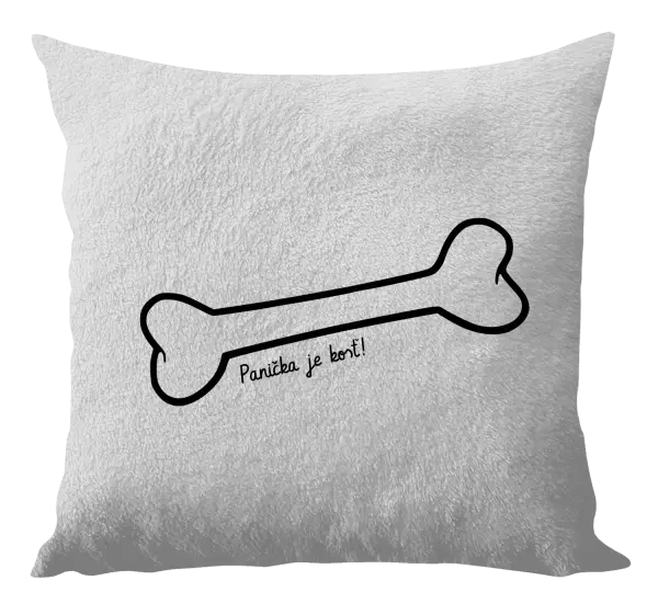 Vankúš Panička je kost - kopie