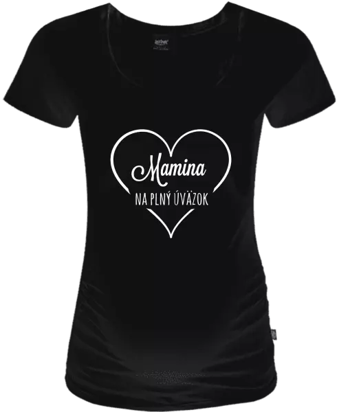 Tehotenské tričko Mamka na plný úvazek - kopie