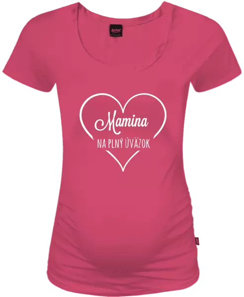 Tehotenské tričko Mamka na plný úvazek - kopie