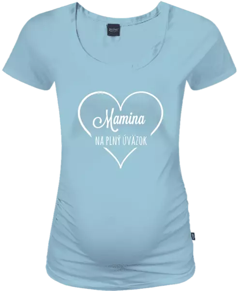 Tehotenské tričko Mamka na plný úvazek - kopie