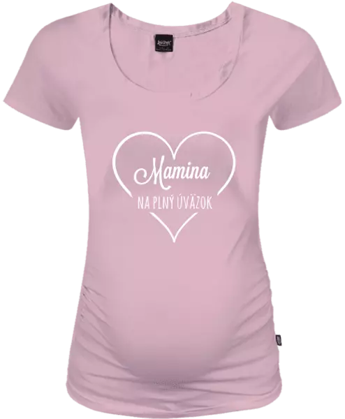 Tehotenské tričko Mamka na plný úvazek - kopie