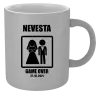 Hrnček metalický Game over - nevěsta s datem - kopie