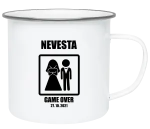 Plecháčik Game over - nevěsta s datem - kopie
