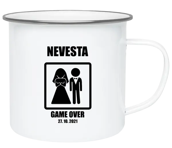 Plecháčik Game over - nevěsta s datem - kopie