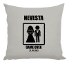 Vankúš Game over - nevěsta s datem - kopie