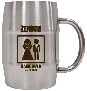 Nerezový chladicí půllitr 