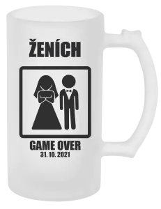 Polliter Game over - ženích s dátumom