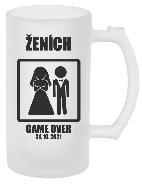 Polliter Game over - ženích s dátumom