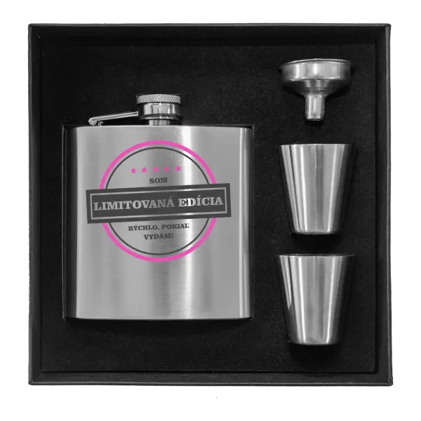 Ploskačka v krabičke Som limitovaná edícia, rýchlo pokiaľ sa vydám