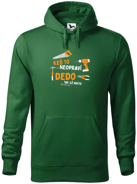 Pánska mikina Když to neopraví děda, tak už nikdo - kopie