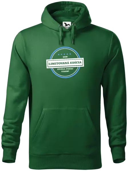Pánska mikina Som limitovaná edícia, rýchlo, pokiaľ