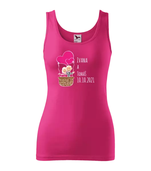 Dámske tielko Balón se jmény - kopie