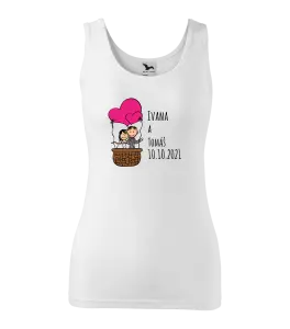 Dámske tielko Balón se jmény - kopie