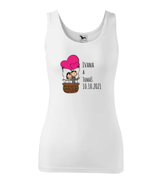 Dámske tielko Balón se jmény - kopie