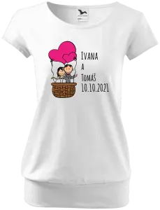 Dámske tričko Balón se jmény - kopie