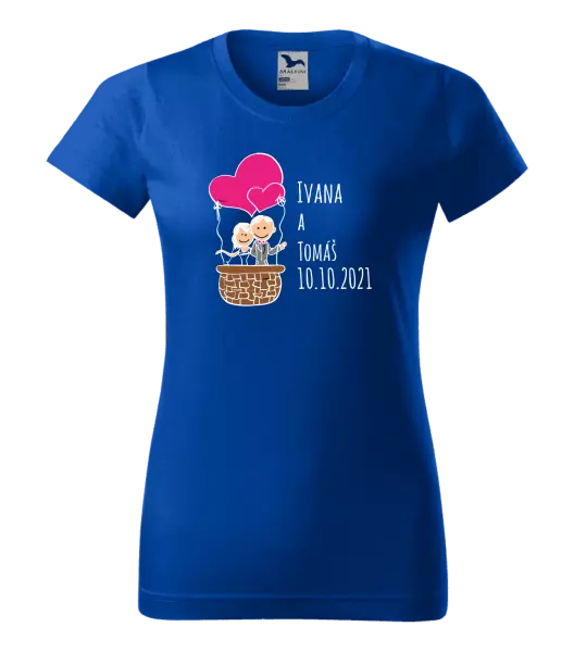 Dámske tričko Balón se jmény - kopie