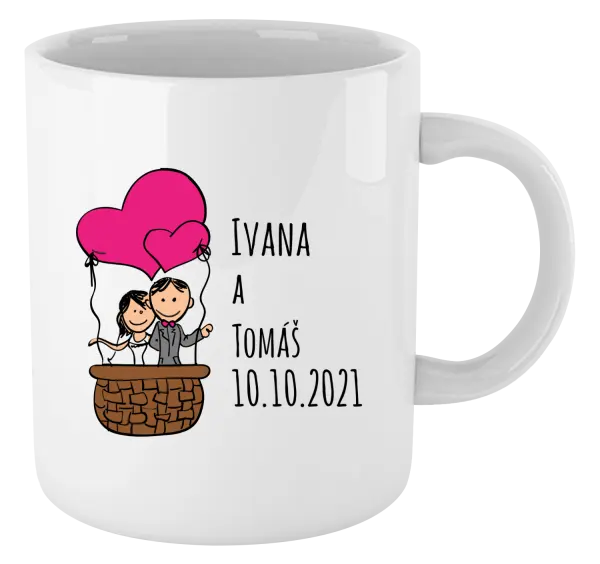 Hrnček Balón se jmény - kopie