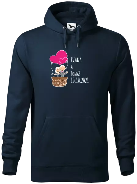 Pánska mikina Balón se jmény - kopie