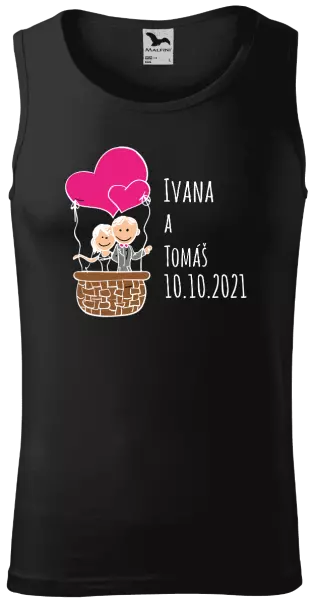 Pánske tielko Balón se jmény - kopie