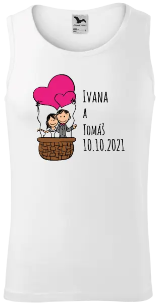 Pánske tielko Balón se jmény - kopie