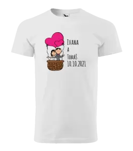 Pánske tričko Balón se jmény - kopie