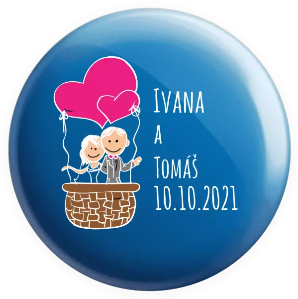 Placka Balón se jmény - kopie