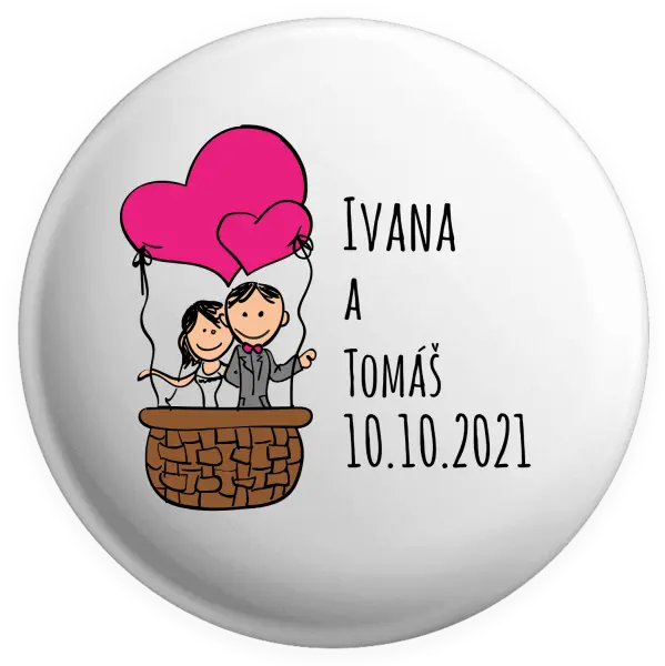 Placka Balón se jmény - kopie
