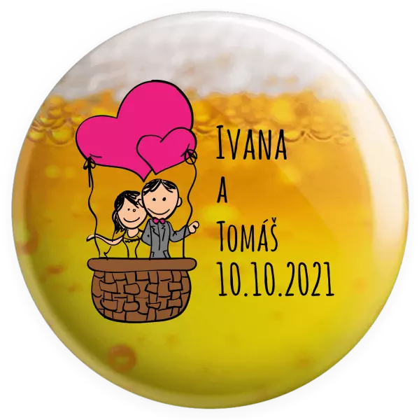 Placka Balón se jmény - kopie