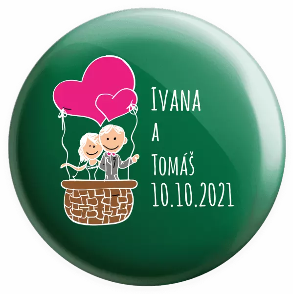 Placka Balón se jmény - kopie