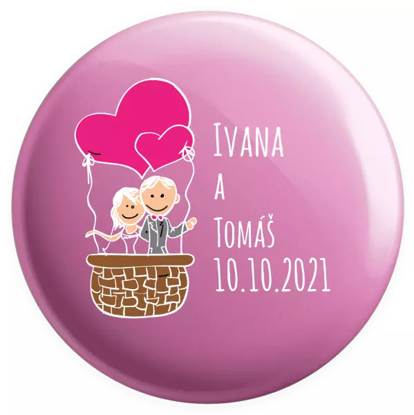 Placka Balón se jmény - kopie