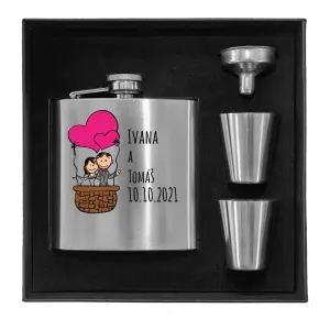 Ploskačka v krabičke Balón se jmény - kopie