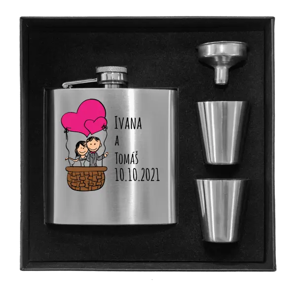 Ploskačka v krabičke Balón se jmény - kopie