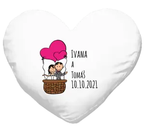 Vankúš Balón se jmény - kopie