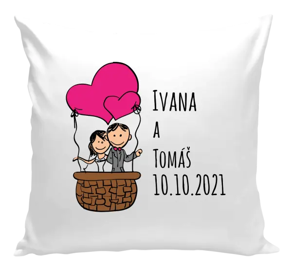 Vankúš Balón se jmény - kopie