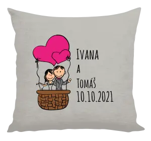 Vankúš Balón se jmény - kopie