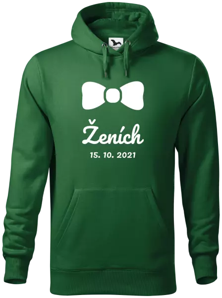 Pánska mikina Ženich s datem - kopie