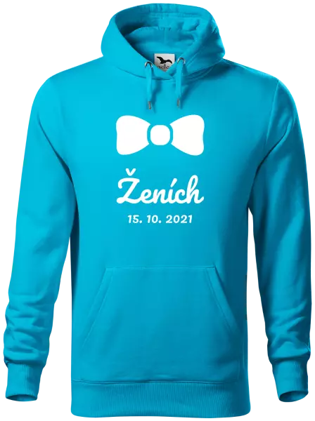 Pánska mikina Ženich s datem - kopie